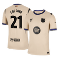 Barcelona F.DE JONG #21 Away Soccer Jersey Authentic 2025/26 - UCL Edition - Football Shirt | SmartJerseys | Official Quality
