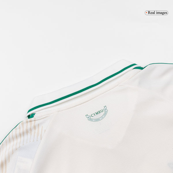 Camiseta de fútbol visitante de Gales para la Copa Mundial 2026, blanca