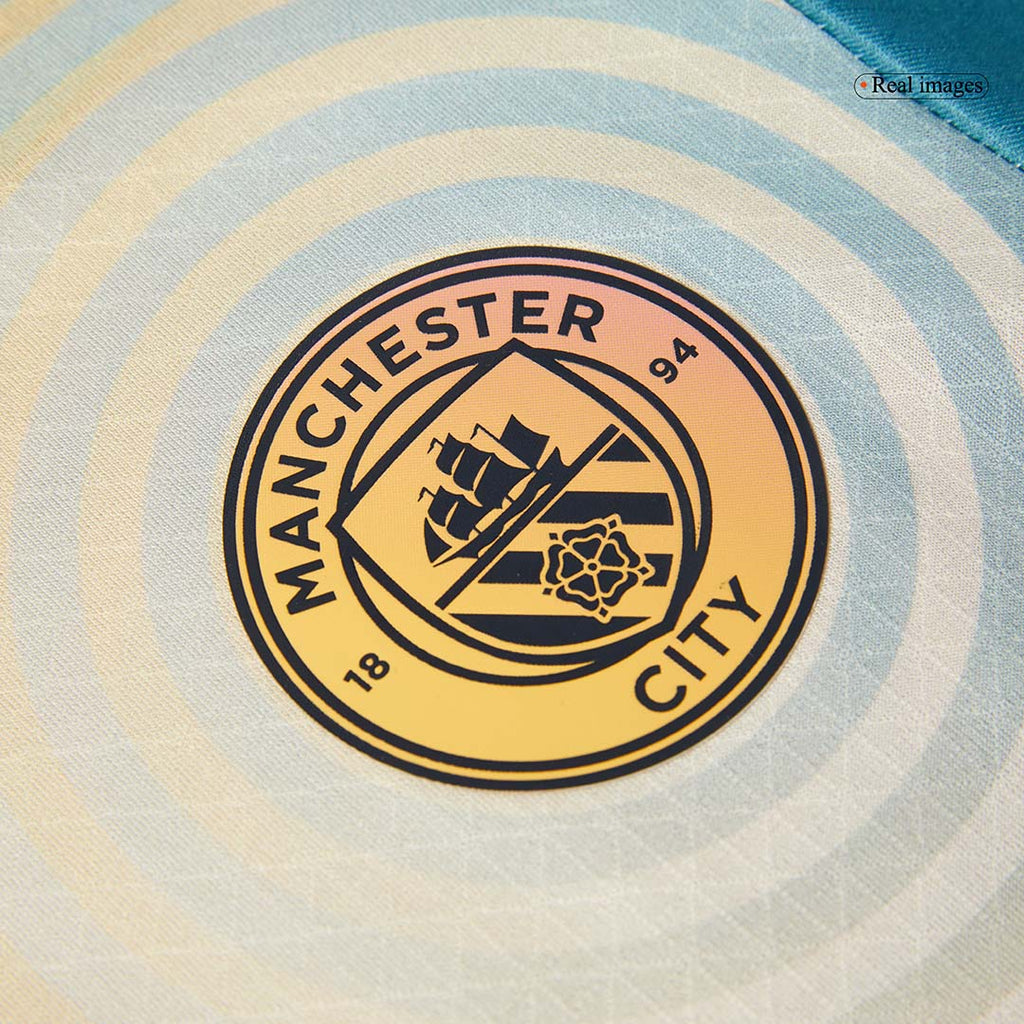 Manchester City Fourth Away Soccer Jersey Authentic 2024/25- Definitely City (UCL Edition)