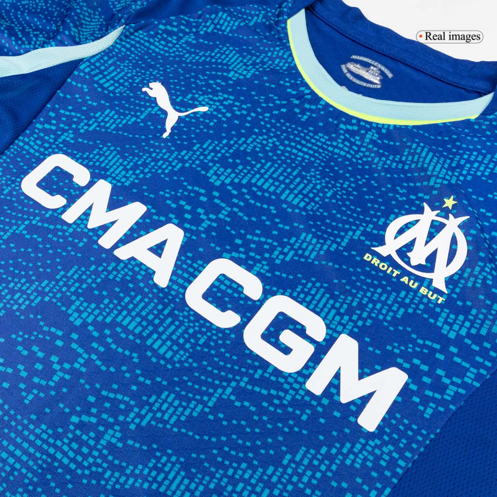 Authentic Marseille Third Away Soccer Jersey 25/26 Blue