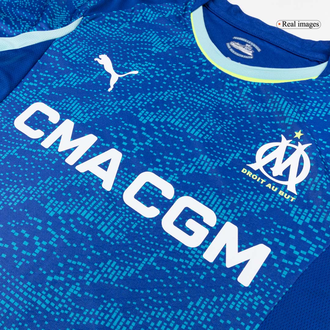 Authentic Marseille Third Away Soccer Jersey 25/26 Blue