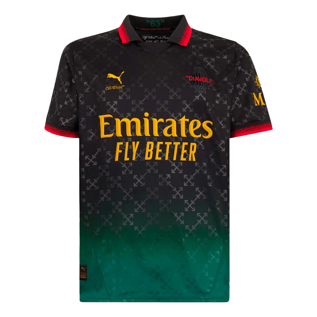 Maillot extérieur n°19 de l'AC Milan, quatrième tenue, saison 2024/25