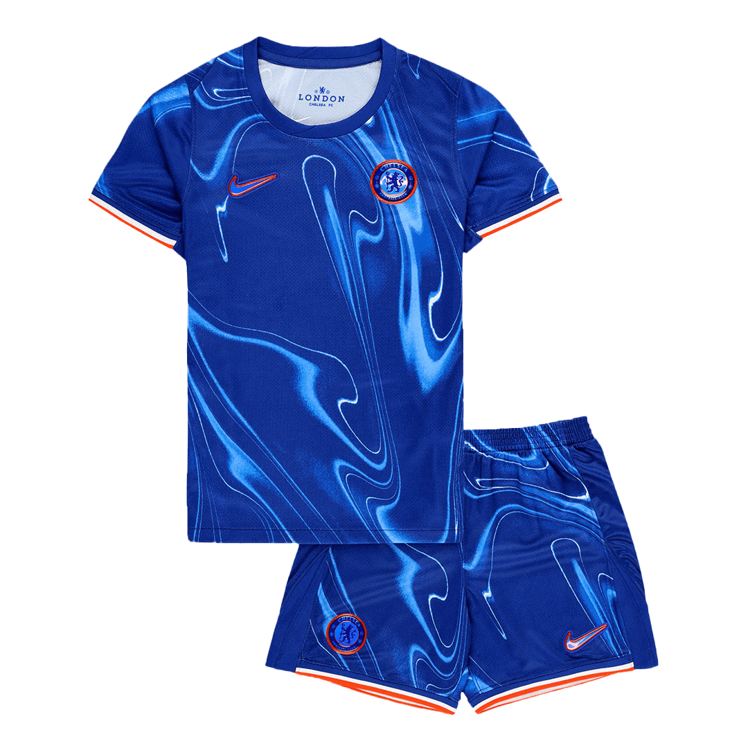 Chelsea Home Jersey Kit 2024/25 Kids(Jersey+Shorts) - Football Shirt | SmartJerseys | Official Quality