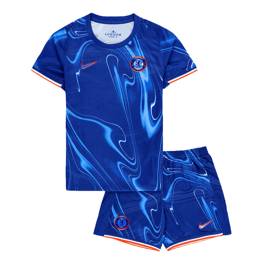 Chelsea Home Jersey Kit 2024/25 Kids(Jersey+Shorts) - Football Shirt | SmartJerseys | Official Quality