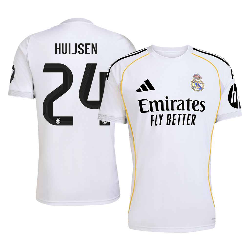 Real Madrid HUIJSEN #24 Home Soccer Jersey 2025/26 - Football Shirt | SmartJerseys | Official Quality