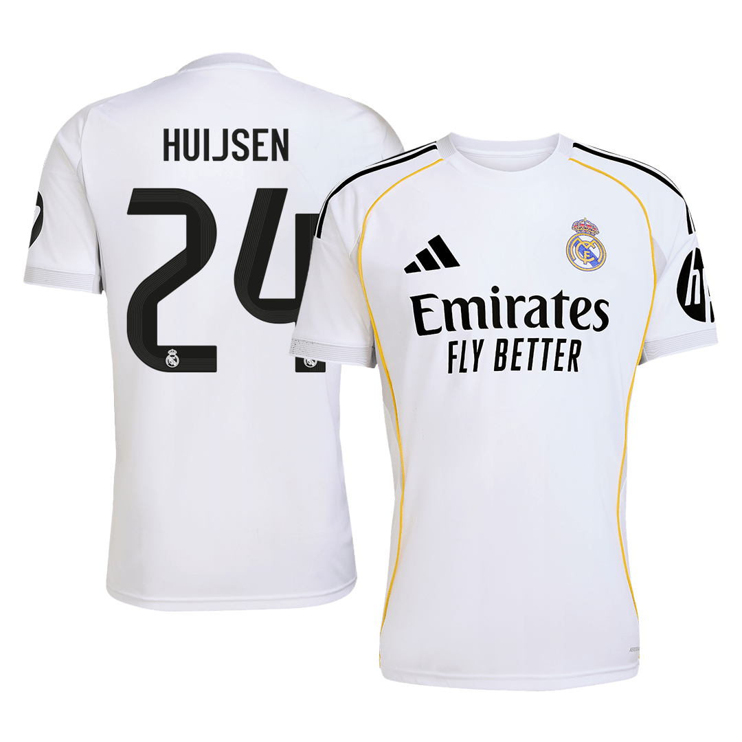 Real Madrid HUIJSEN #24 Home Soccer Jersey 2025/26 - Football Shirt | SmartJerseys | Official Quality