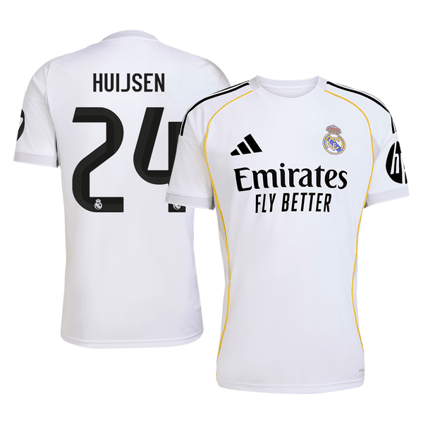 Real Madrid HUIJSEN #24 Home Soccer Jersey 2025/26 - Football Shirt | SmartJerseys | Official Quality