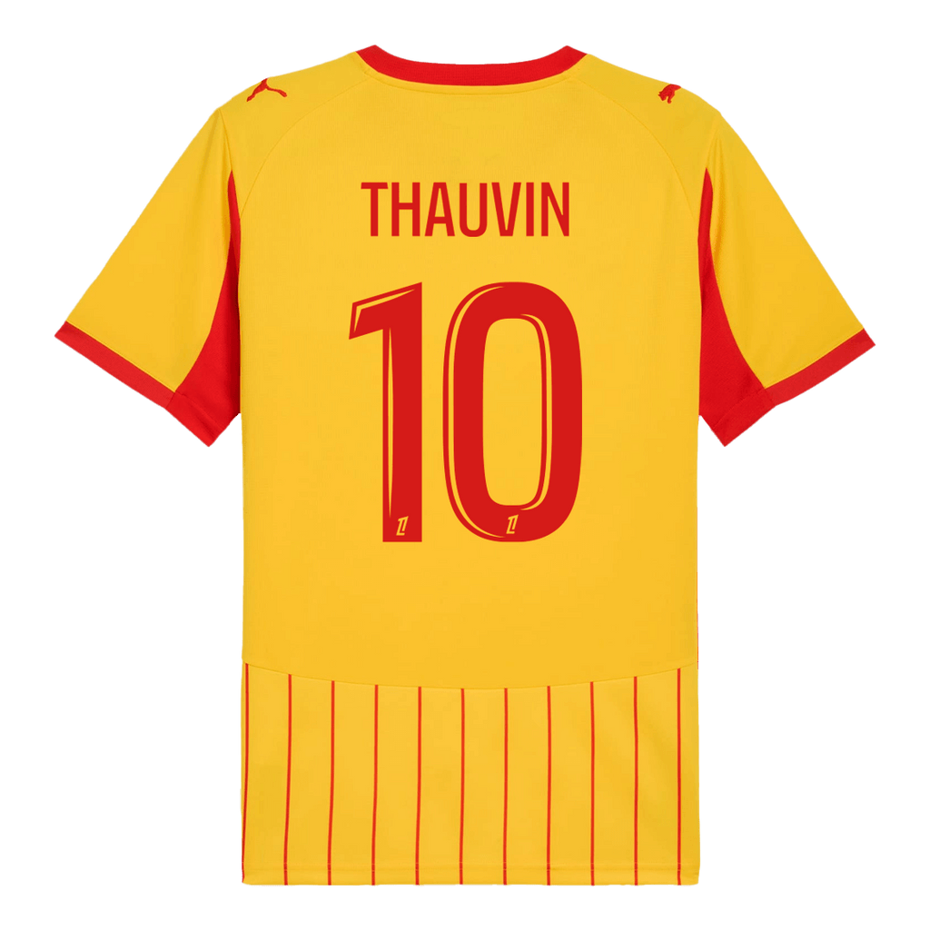 RC Lens THAUVIN #10 Home Soccer Jersey 2025/26