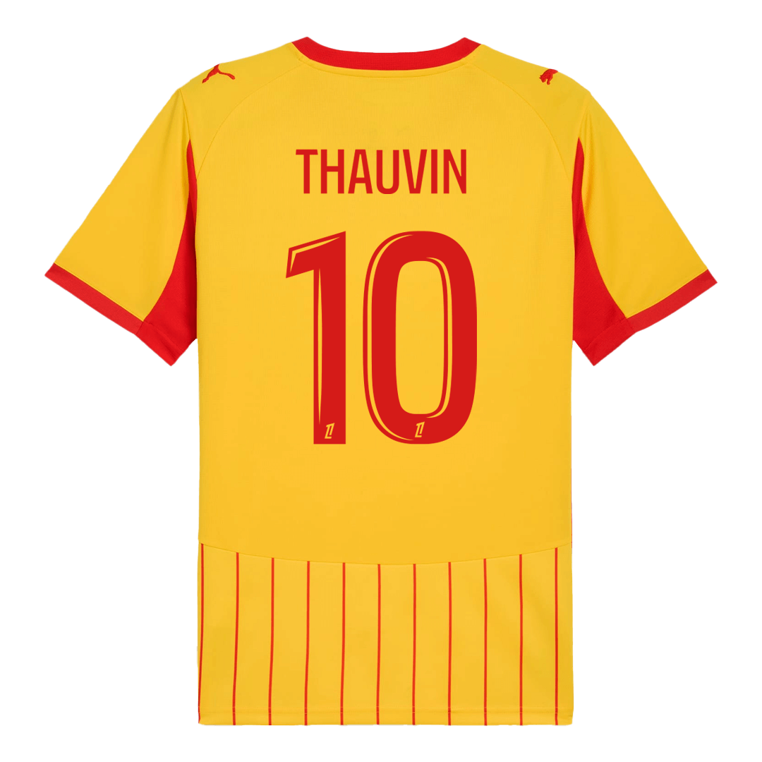RC Lens THAUVIN #10 Home Soccer Jersey 2025/26