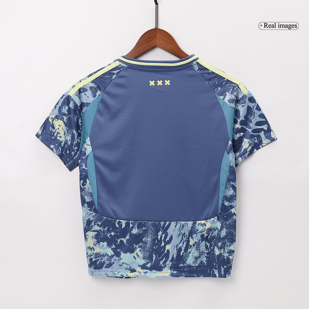 Tenue de football extérieure de l'Ajax pour enfant (maillot + short) 2024/25