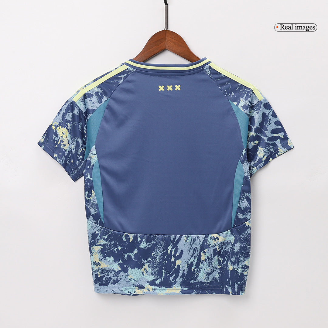 Tenue de football extérieure de l'Ajax pour enfant (maillot + short) 2024/25