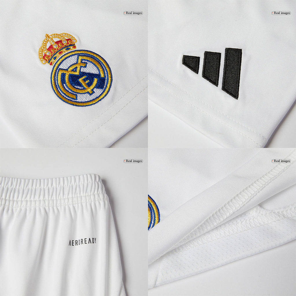Real Madrid Home Jersey Kit 2024/25 Kids(Jersey+Shorts)