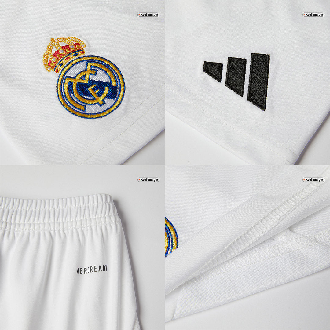 Real Madrid Home Jersey Kit 2024/25 Kids(Jersey+Shorts)