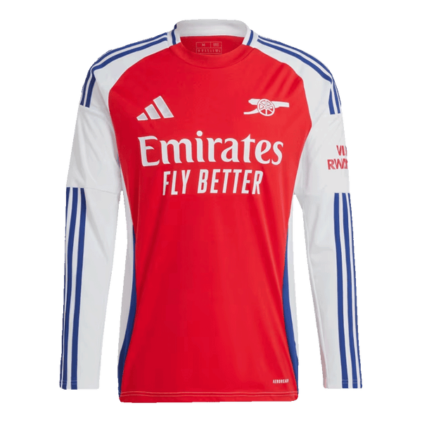 Arsenal Long Sleeve Home Jersey 2024/25 - Football Shirt | SmartJerseys | Official Quality