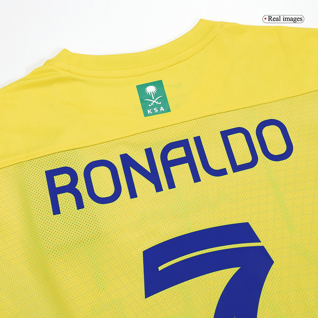 Camiseta Al Nassr RONALDO #7 Primera equipación 2023/24 
