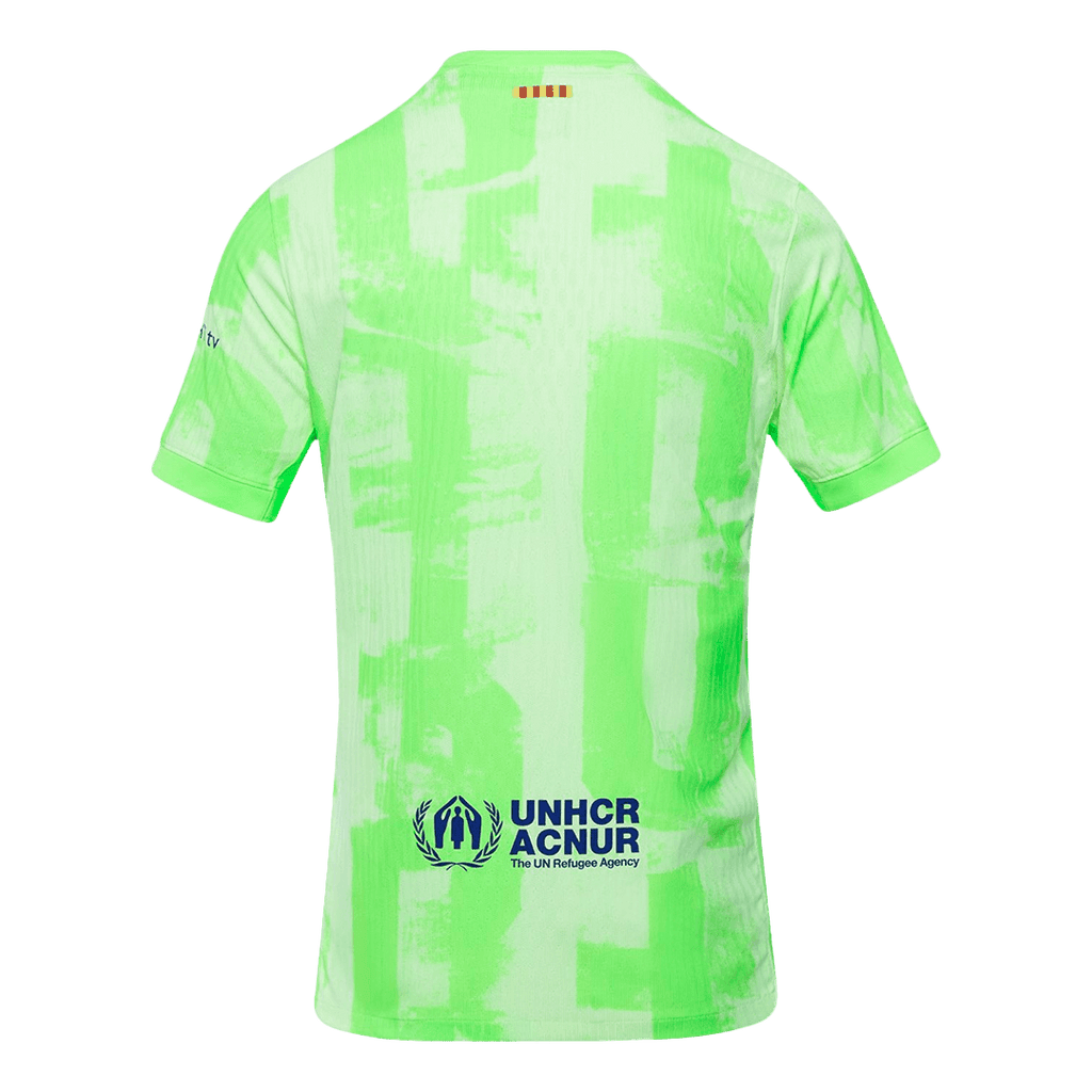 Camiseta de fútbol de visitante del Barcelona 2024/25 (logotipo de Spotify sin texto)