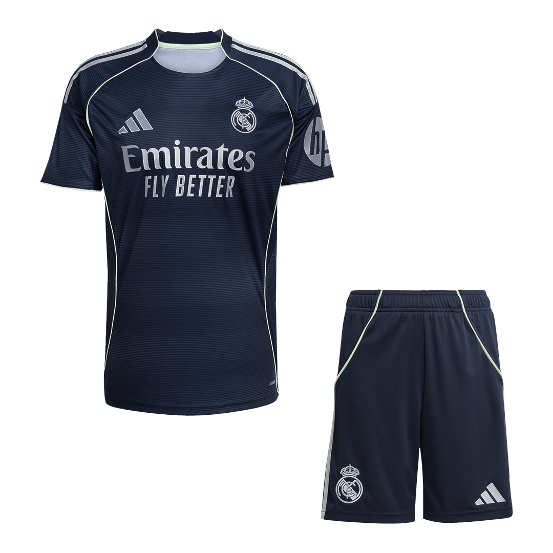 Real Madrid Away Soccer Jersey Kit 2025/26 (Jersey+Shorts) - Football Shirt | SmartJerseys | Official Quality