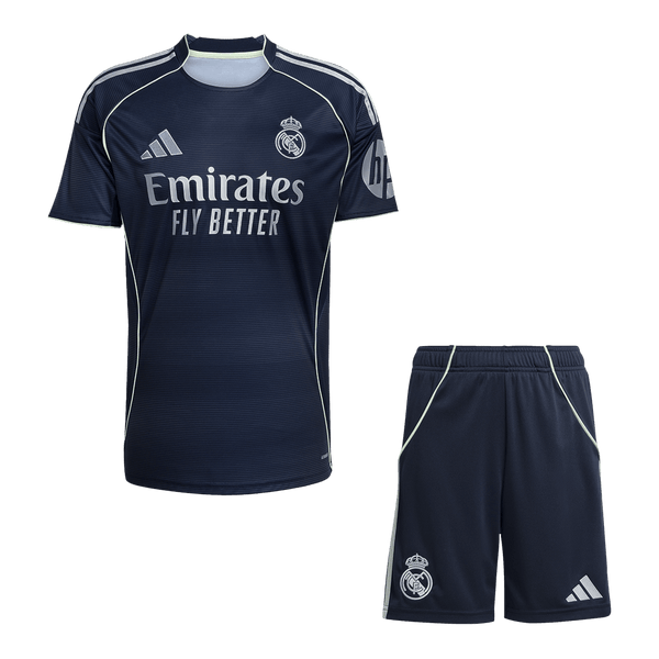 Real Madrid Away Soccer Jersey Kit 2025/26 (Jersey+Shorts) - Football Shirt | SmartJerseys | Official Quality