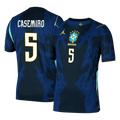 CASEMIRO #5 Player Version Brazil Away Soccer Jersey World Cup 2026 Navy