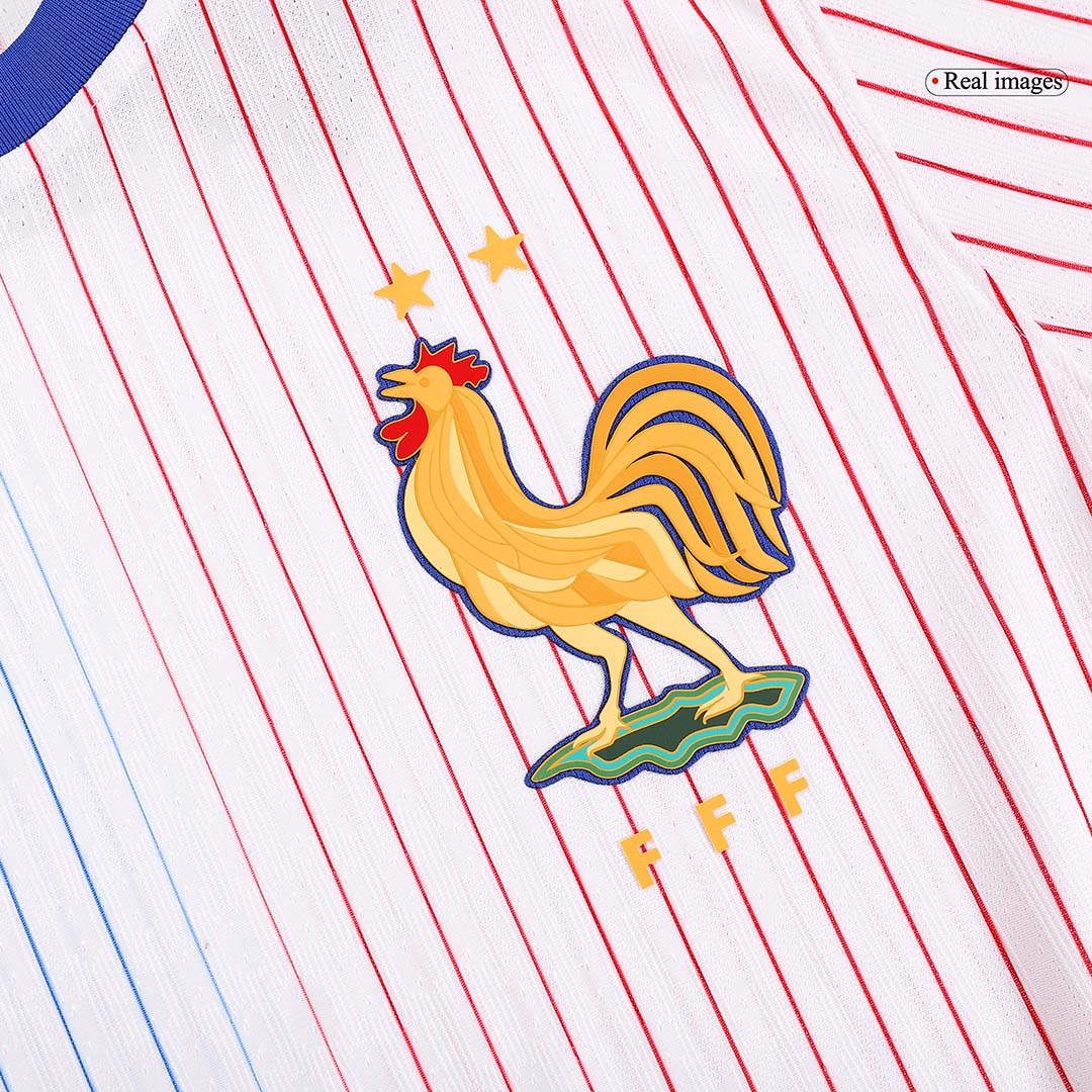 Maillot extérieur authentique de l'équipe de France pour l'EURO 2024 