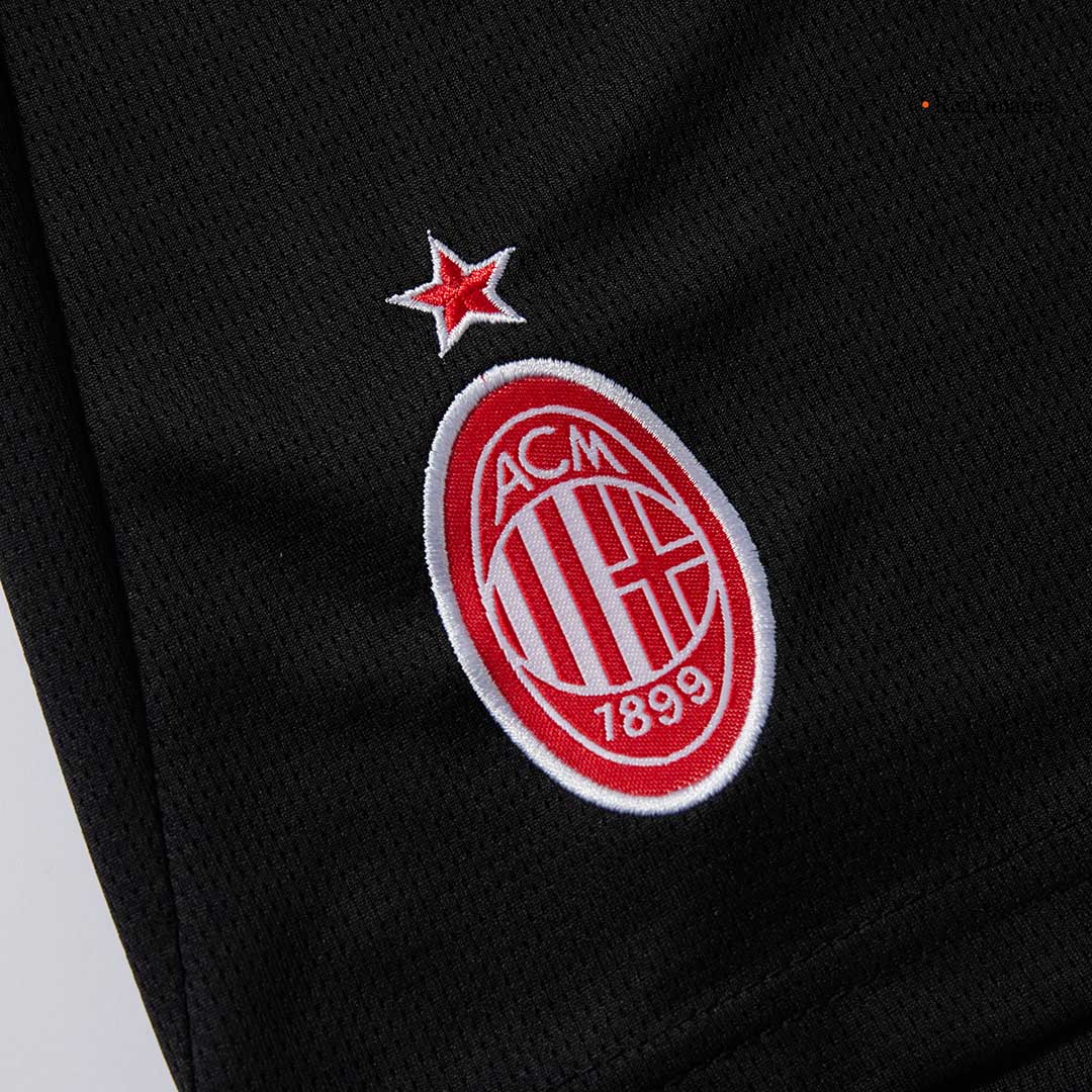 Tenue domicile de l'AC Milan (maillot + short + chaussettes) 2025/26 Rouge et Noir