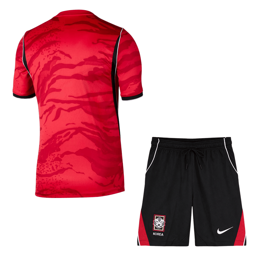 South Korea Home Soccer Jersey Kit (Jersey+Shorts) World Cup 2026 Red&Black