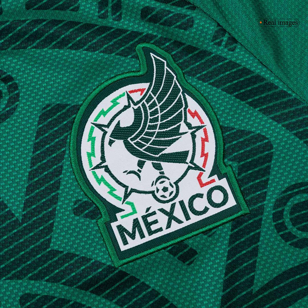 Camiseta de fútbol local de manga larga de México 2026