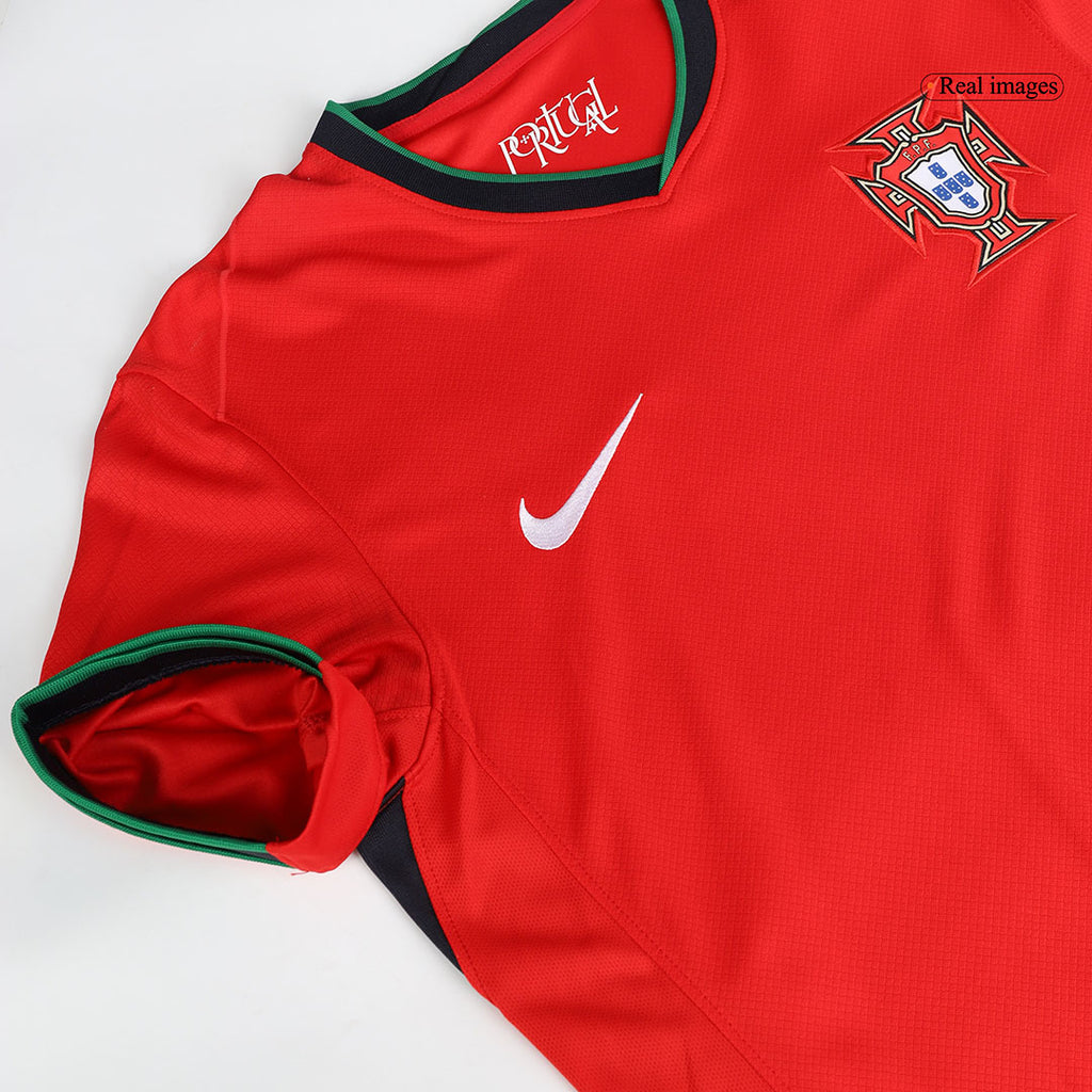 Camiseta Portugal R.LEÃO #17 Primera Equipación EURO 2024