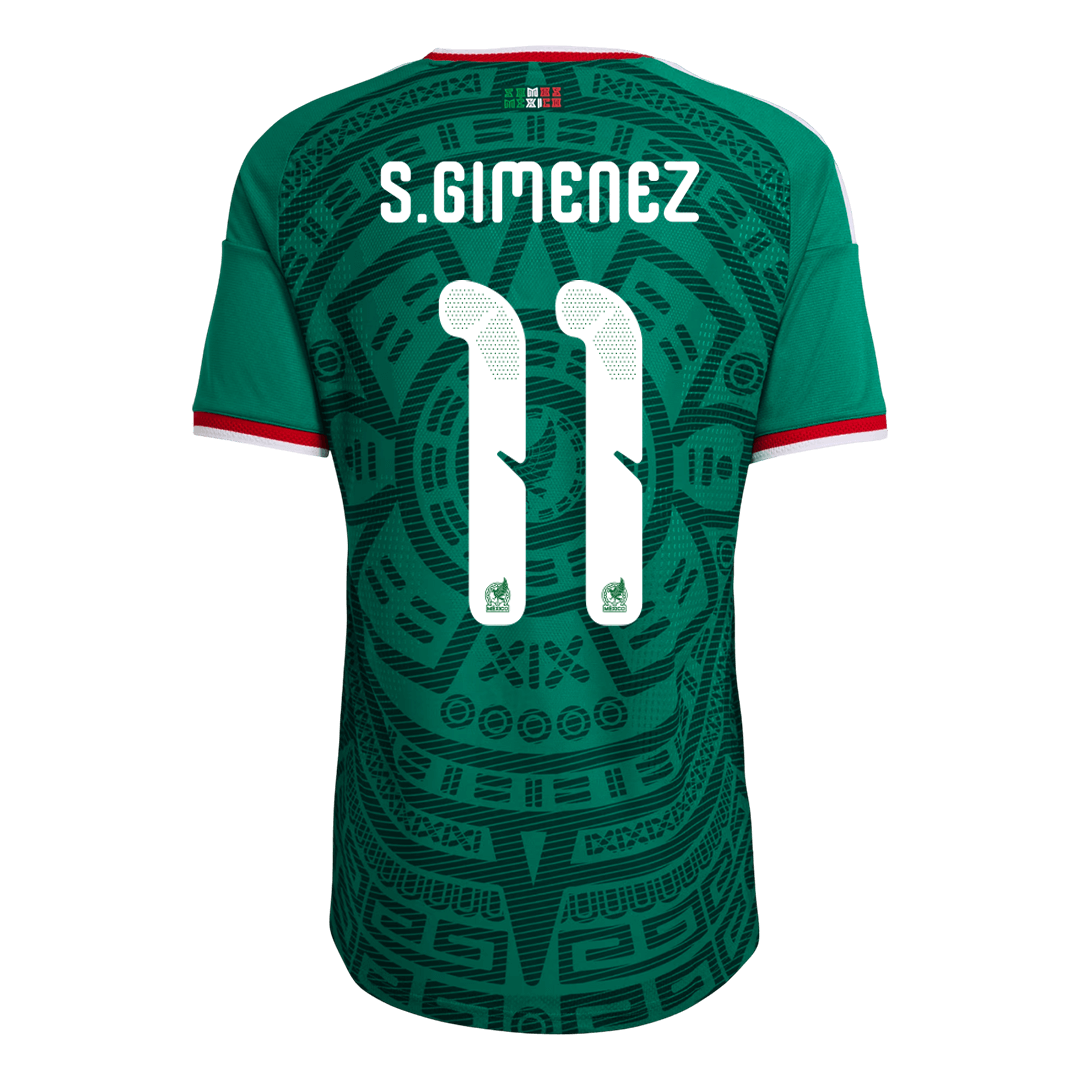 Camiseta de fútbol local de México S.GIMENEZ #11 auténtica 2026