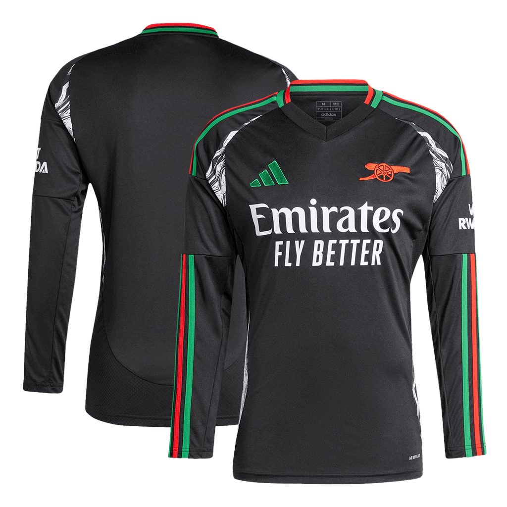 Arsenal Long Sleeve Away Soccer Jersey 2024/25