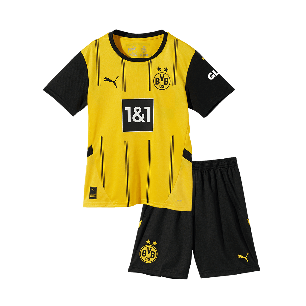 Dortmund Home Jersey Kit 2024/25 Kids(Jersey+Shorts)
