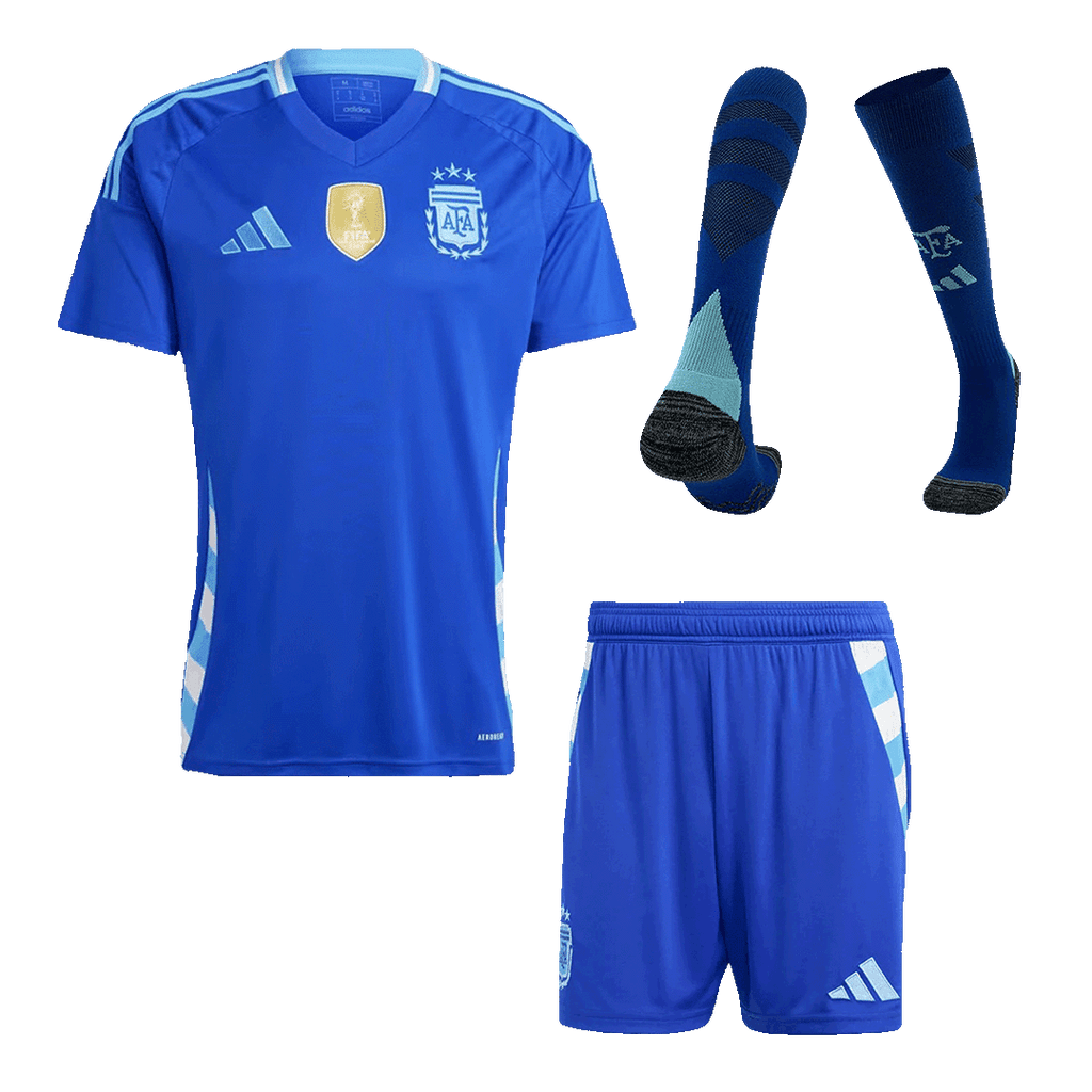 Argentina Away Jersey Kit 2024 (Jersey+Shorts+Socks) - Football Shirt | SmartJerseys | Official Quality
