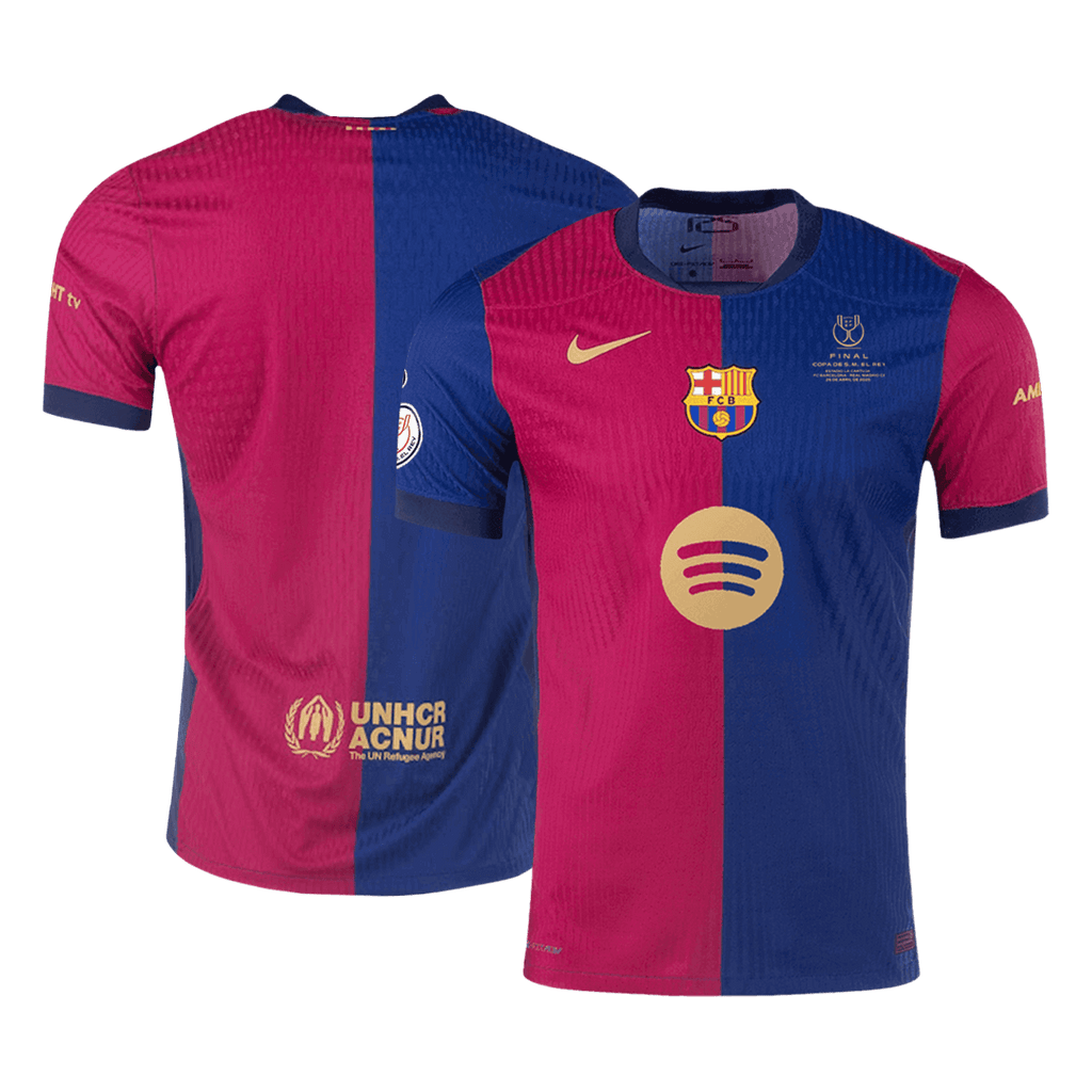 Barcelona Home Soccer Jersey Authentic 2024/25 - Copa del Rey Final
