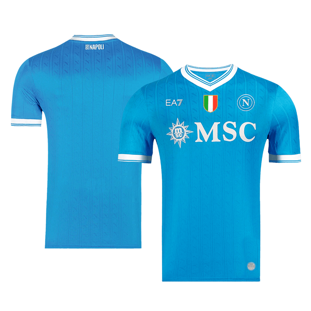 Camiseta de fútbol local del Napoli 2025/26 azul