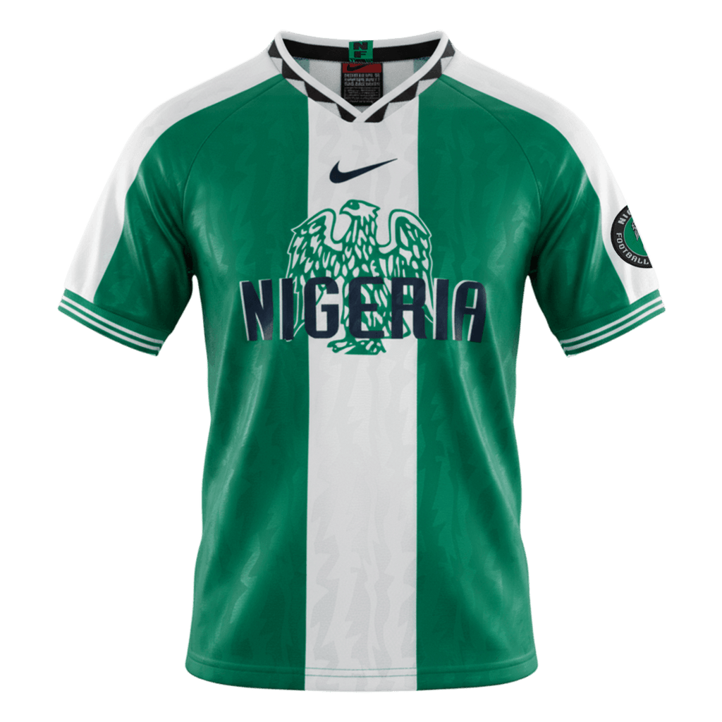 Nigeria Home Soccer Jersey Retro 1996 - Football Shirt | SmartJerseys | Official Quality