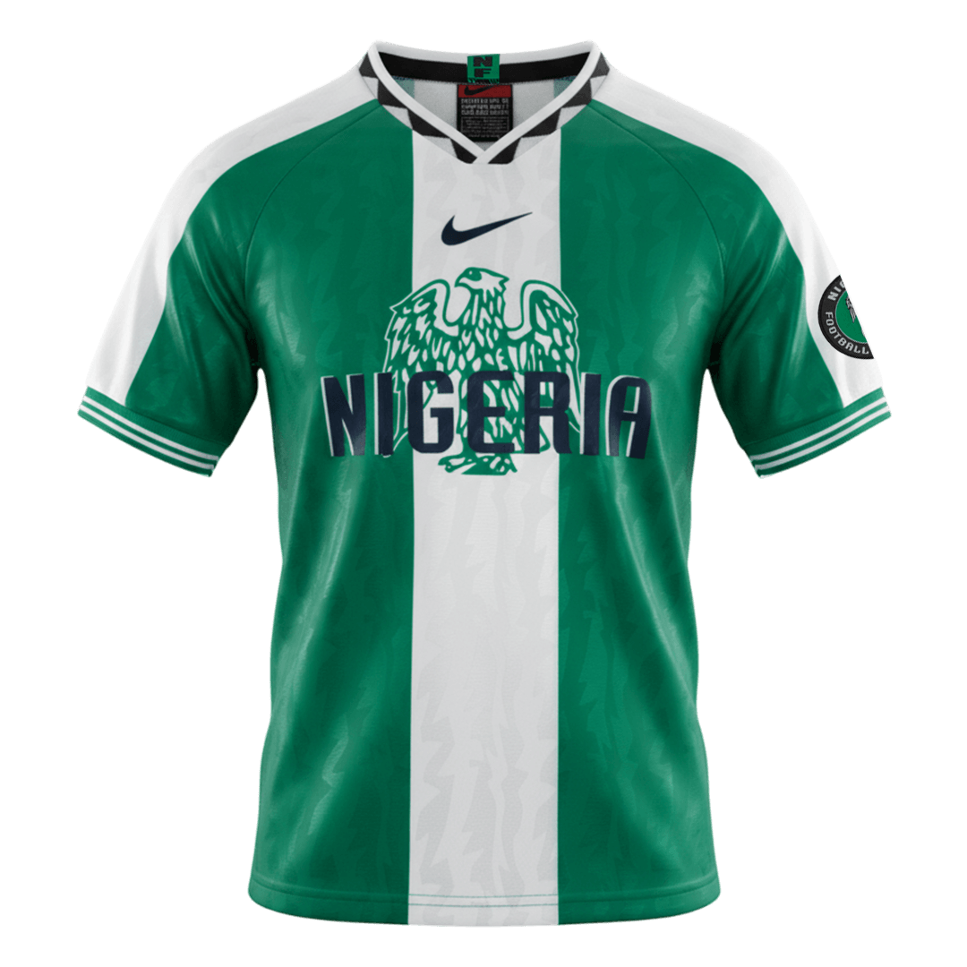 Nigeria Home Soccer Jersey Retro 1996 - Football Shirt | SmartJerseys | Official Quality