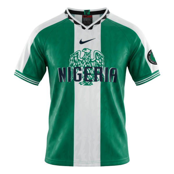 Nigeria Home Soccer Jersey Retro 1996 - Football Shirt | SmartJerseys | Official Quality