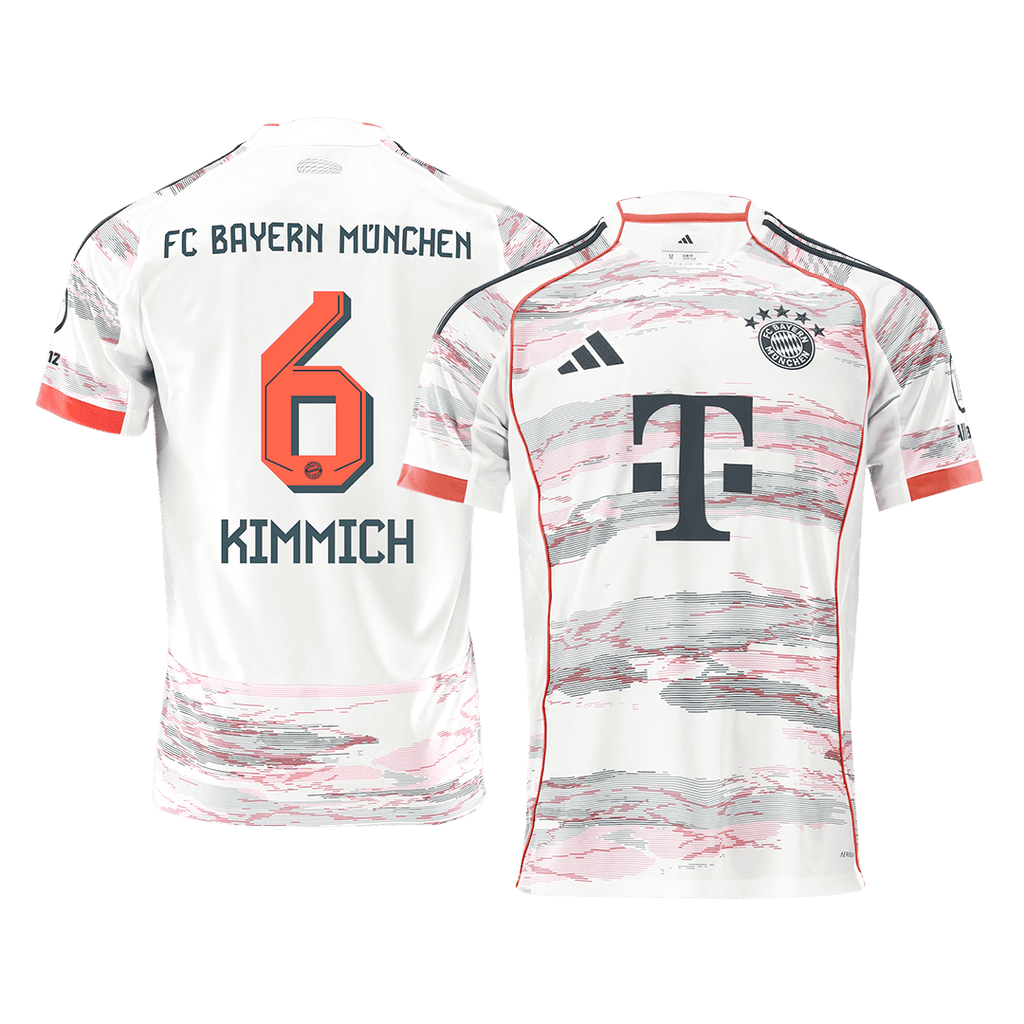 Bayern Munich KIMMICH #6 Away Soccer Jersey 2025/26 - Football Shirt | SmartJerseys | Official Quality
