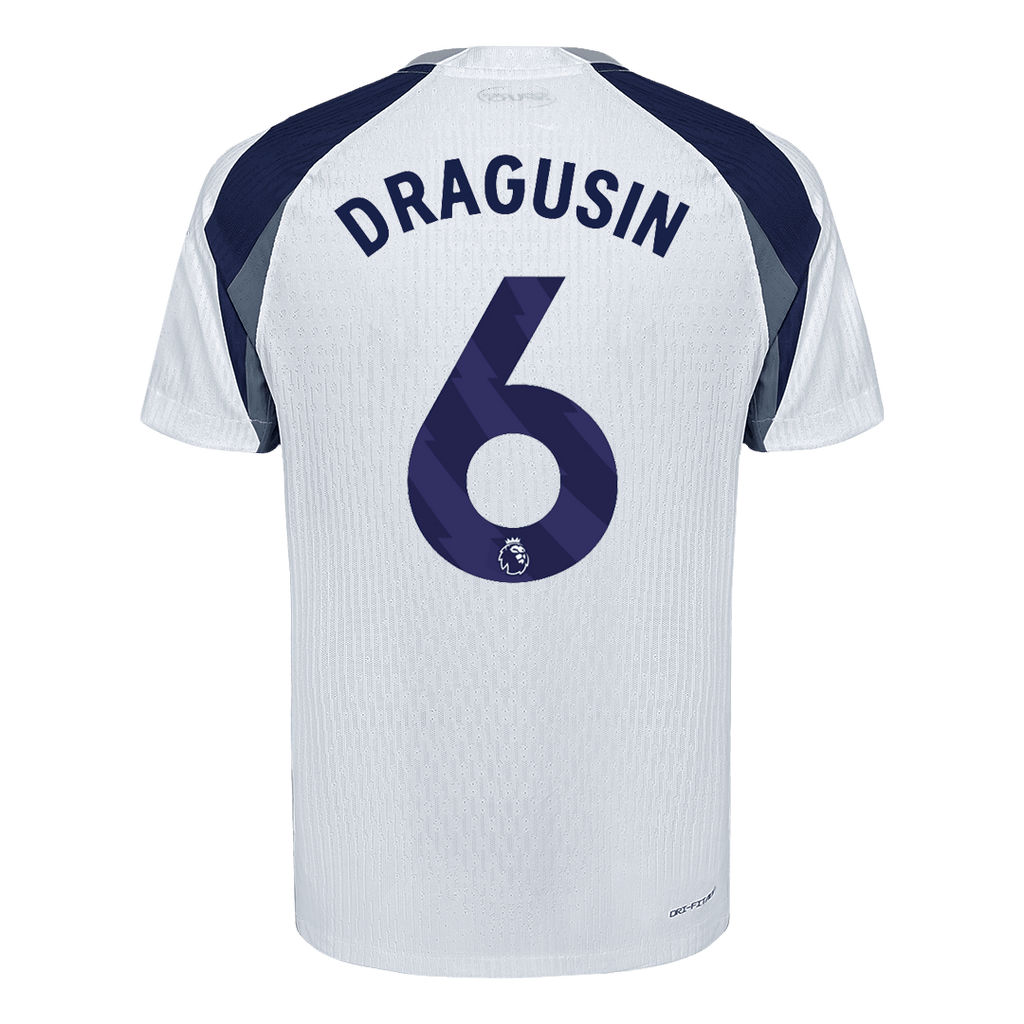 Tottenham Hotspur DRAGUSIN #6 Home Soccer Jersey Authentic 2025/26
