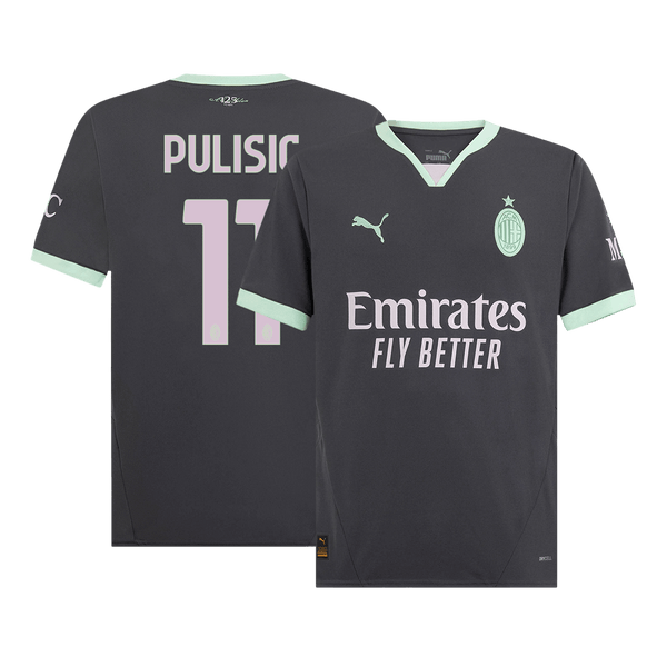 AC Milan PULISIC #11 Third Away Soccer Jersey 2024/25 - Football Shirt | SmartJerseys | Official Quality
