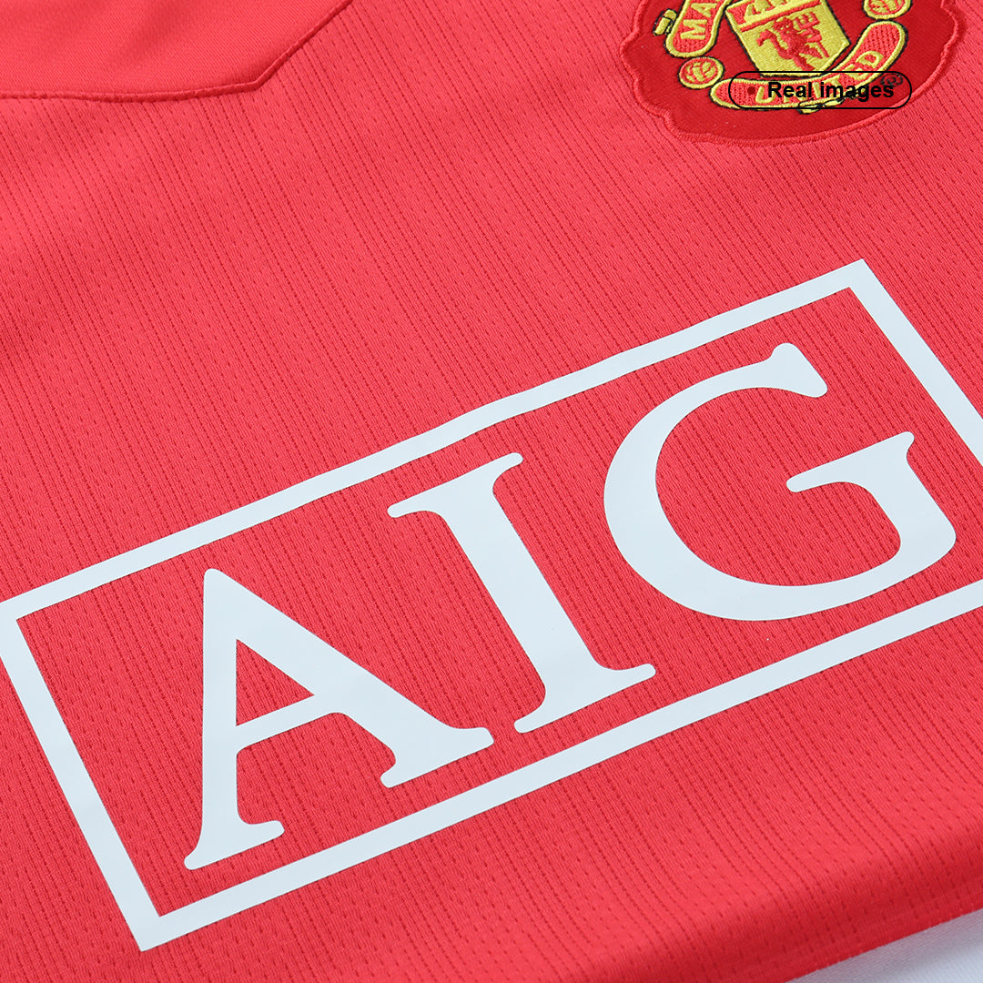 Camiseta retro local del Manchester United RONALDO #7 2007/08 