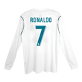 Real Madrid RONALDO #7 Home Jersey Retro 2017/18 - Long Sleeve - Football Shirt | SmartJerseys | Official Quality