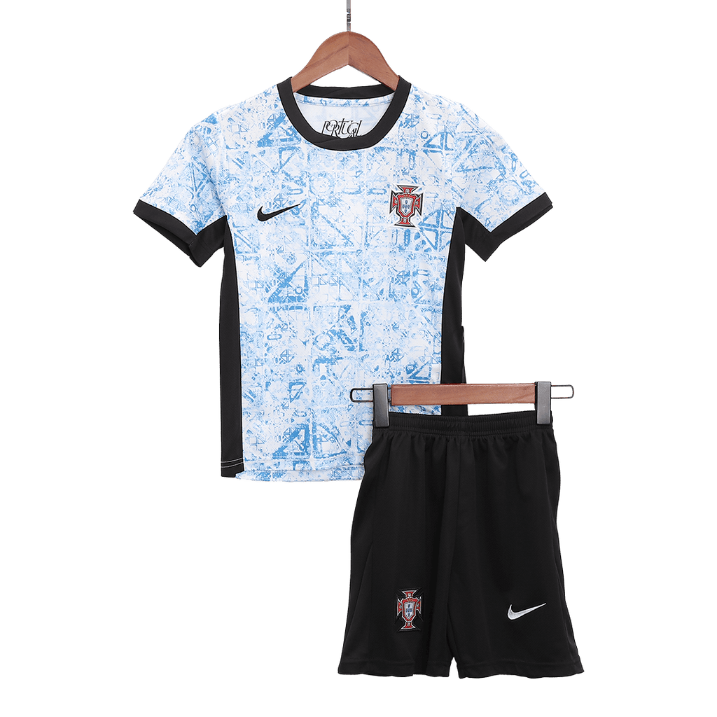 Maillot extérieur du Portugal pour enfants (maillot + short) EURO 2024 