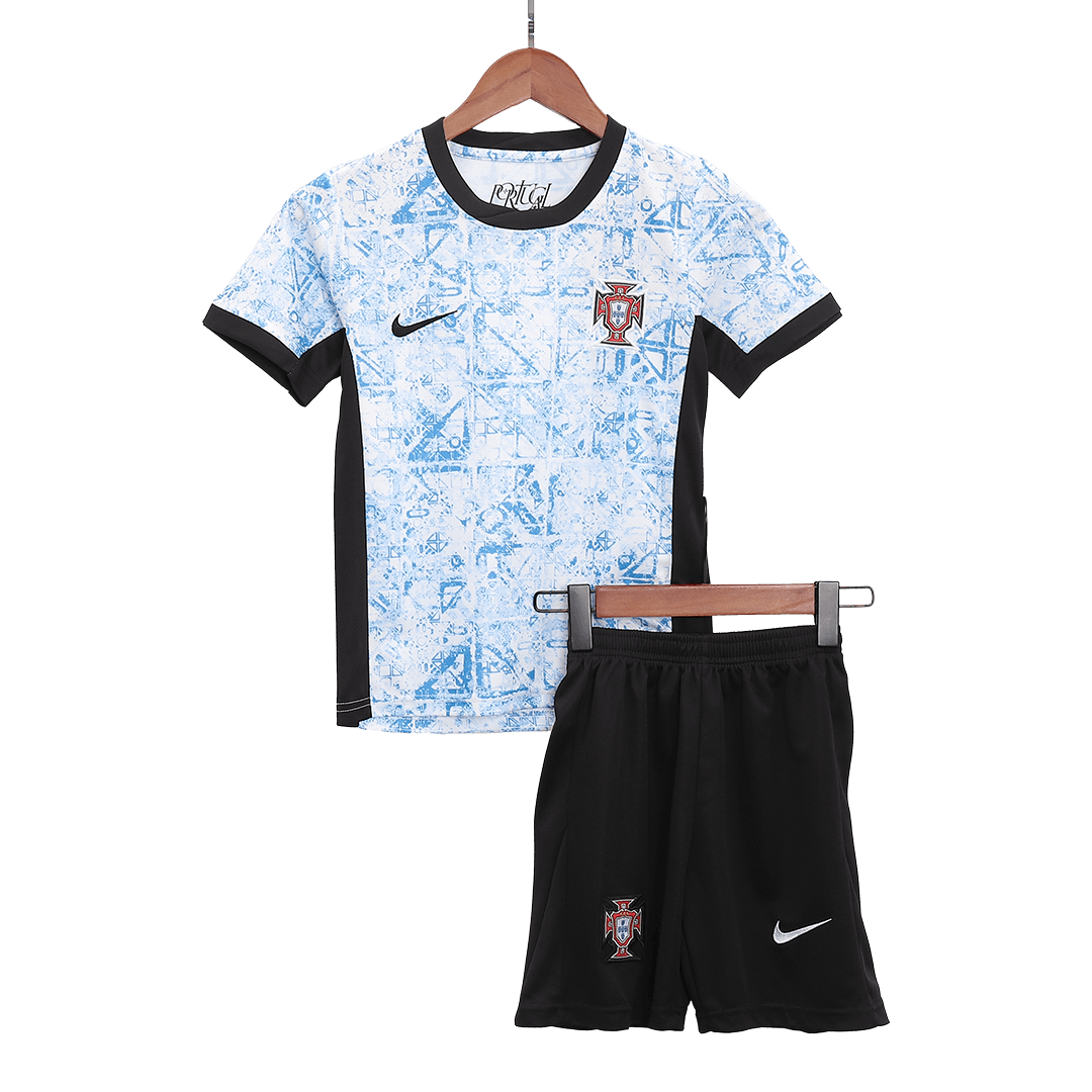 Maillot extérieur du Portugal pour enfants (maillot + short) EURO 2024 