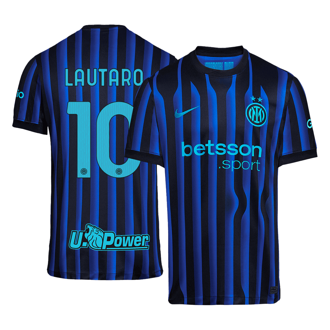 Inter Milan LAUTARO #10 Home Soccer Jersey 2025/26 - Football Shirt | SmartJerseys | Official Quality