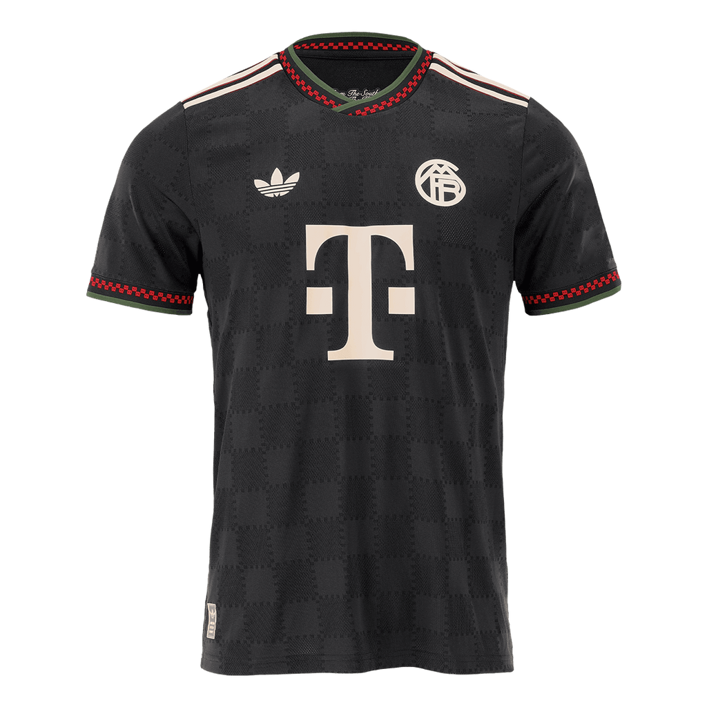 Authentic Bayern Munich Third Away Soccer Jersey 25/26 Black - Football Shirt | SmartJerseys | Official Quality