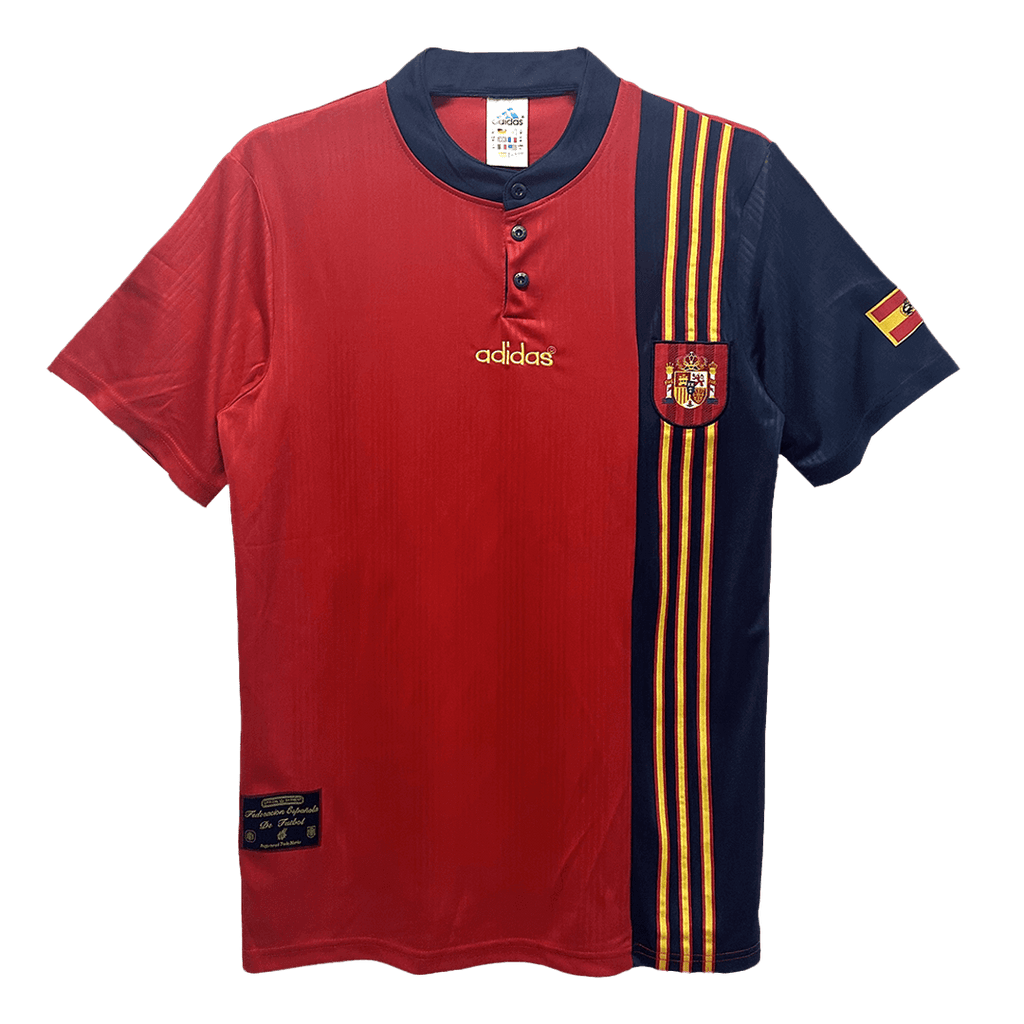 Spain Home Jersey Retro 1996