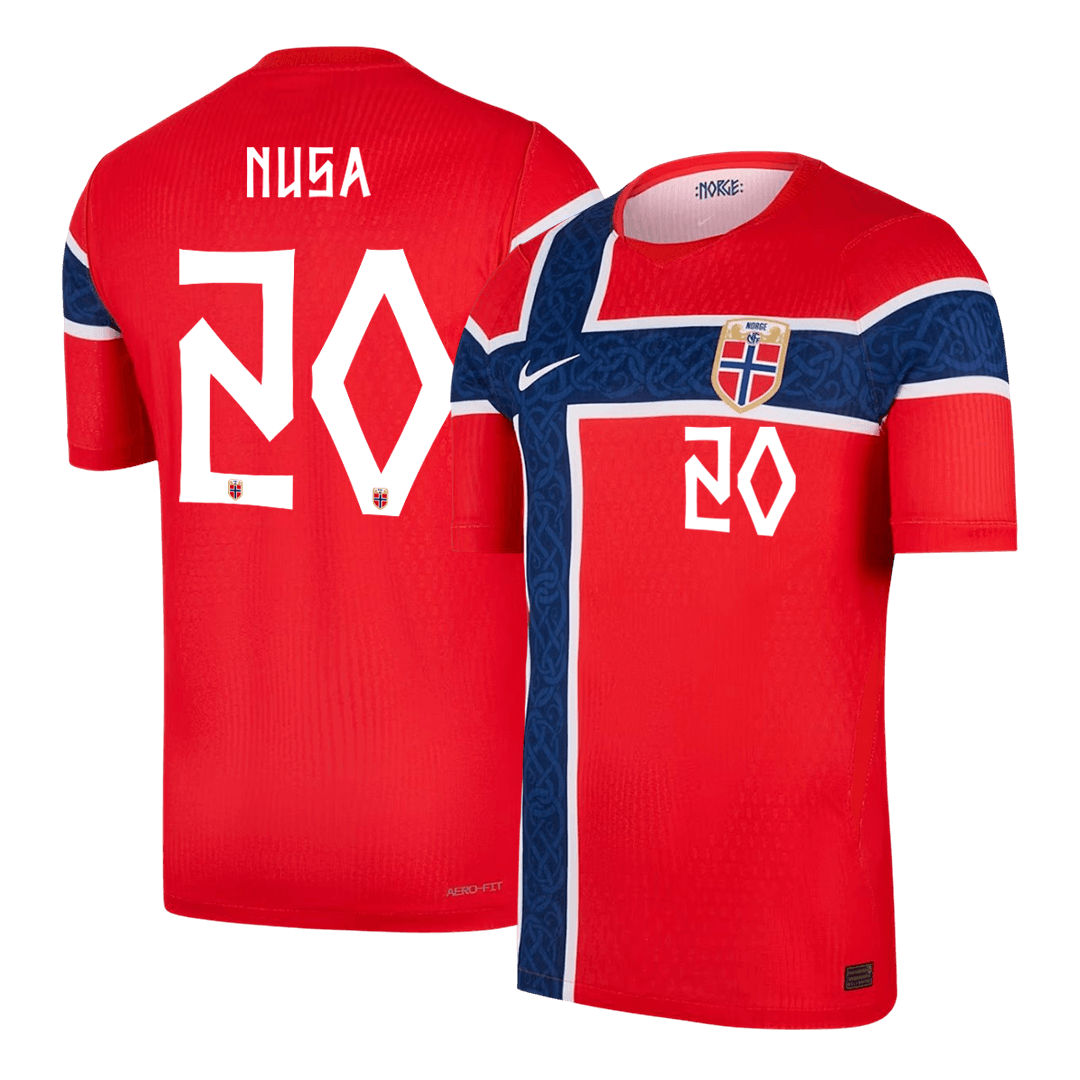 Norway NUSA #20 Home Soccer Jersey Authentic 2026