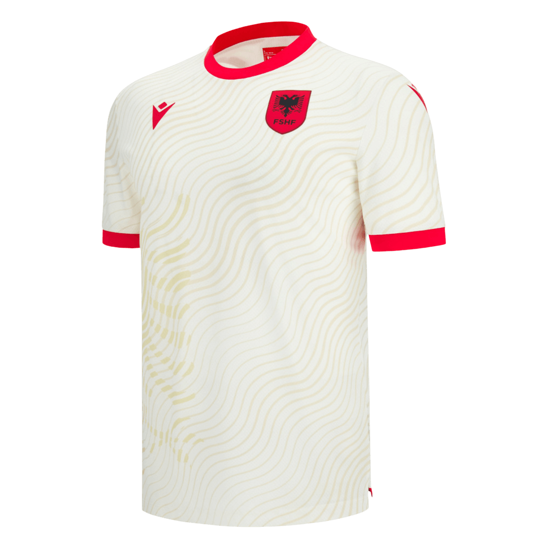 Albania Away Soccer Jersey World Cup 2026 White