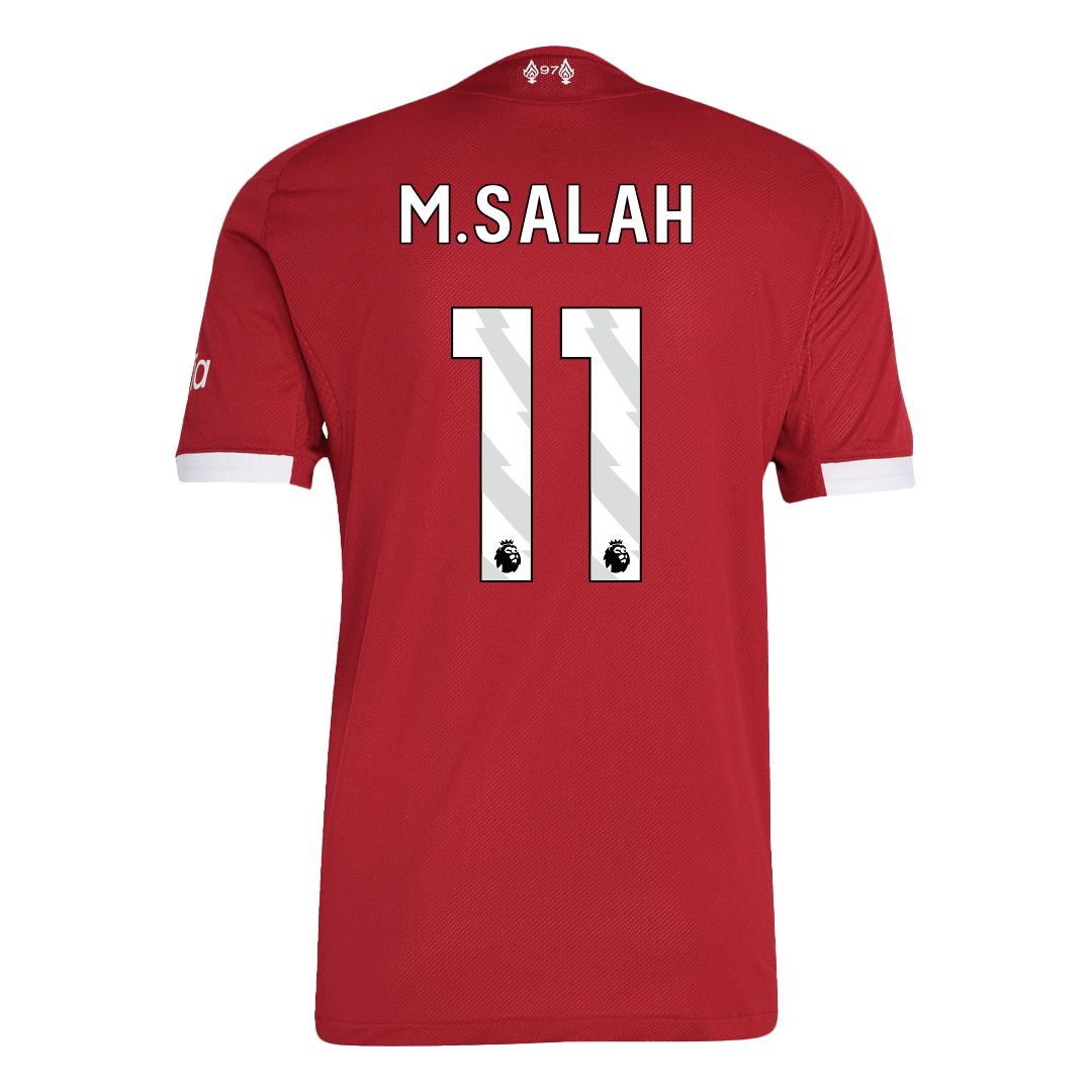 Camiseta de fútbol local auténtica del Liverpool M.SALAH #11 2025/26